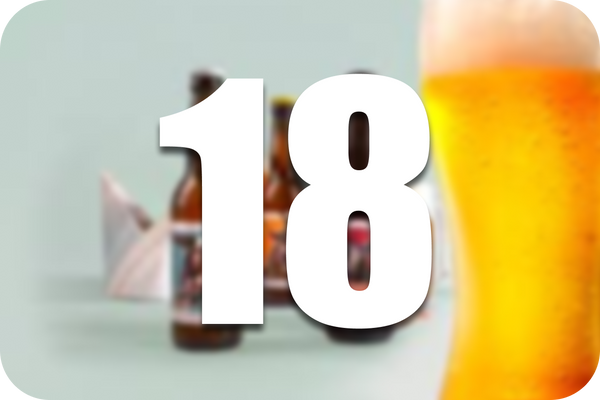 Packung mit 18 alkoholfreien Bieren